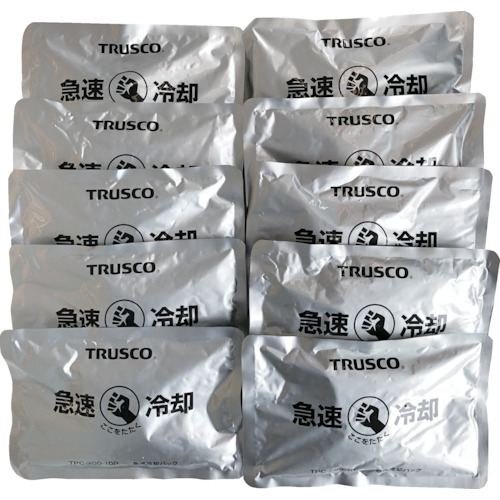 【TRUSCO】ＴＲＵＳＣＯ　急速冷却パック　１０個まとめ買い　２００ｇ